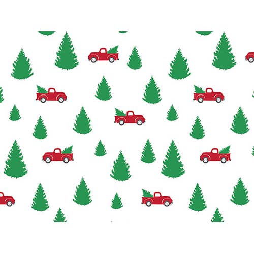 Christmas Print Tissue Paper Sheets: 120 Pack / Midnight Forest