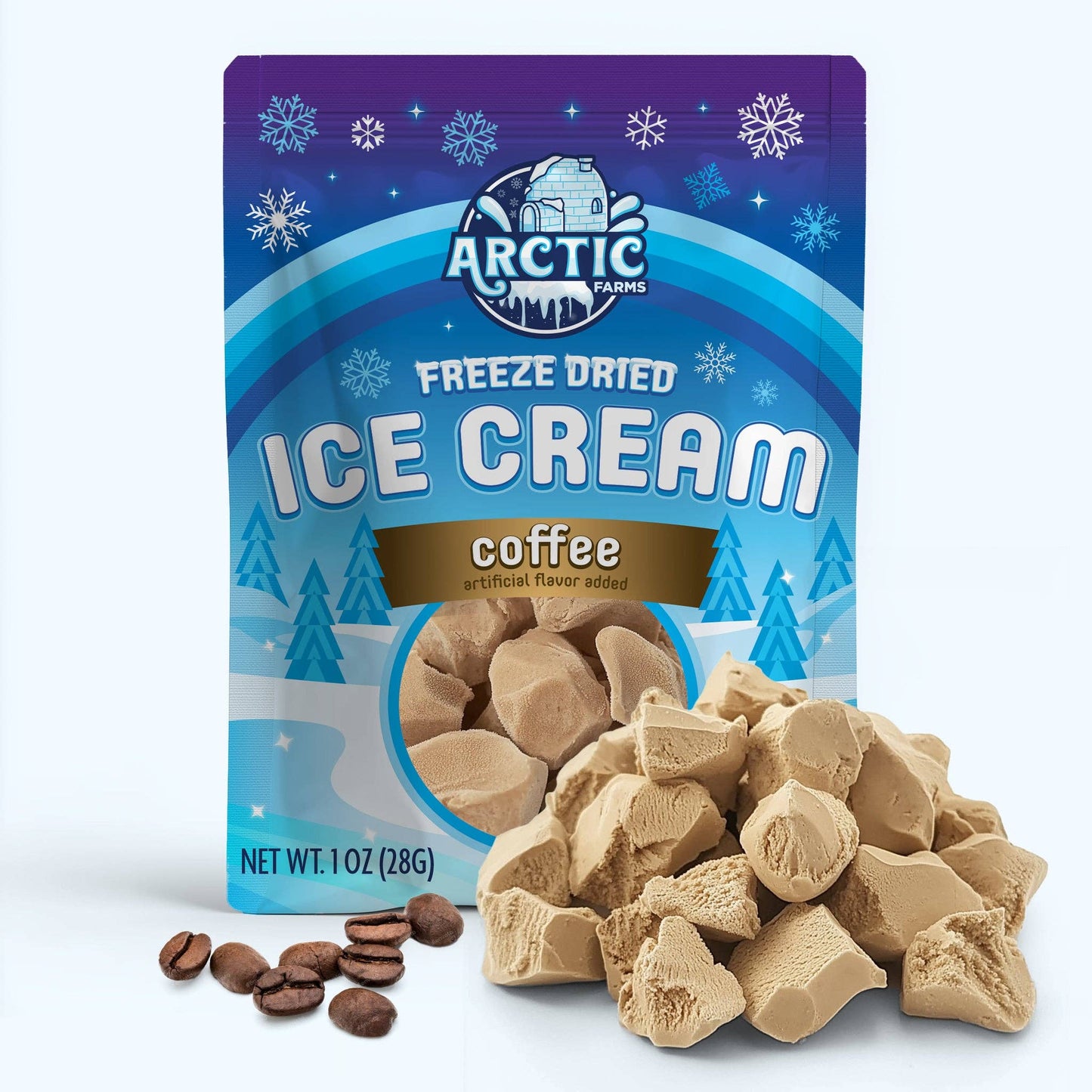 Freeze Dried Ice Cream That Does Not Melt (Bits) (1oz)
