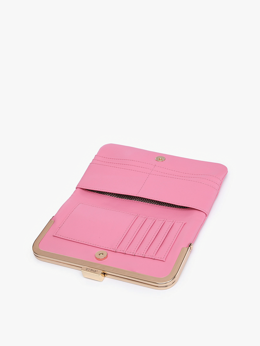 *SALE* WL2339 Sue Wallet Pouch Crossbody: Bubblegum