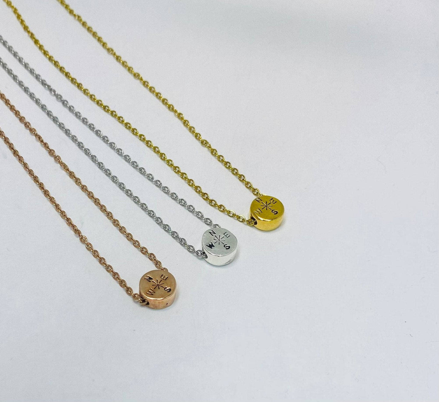 Gift for teacher, Teacher gift, Teacher appreication gift, gift from student, inexpensive teacher gift, compass necklace, teacher gifts