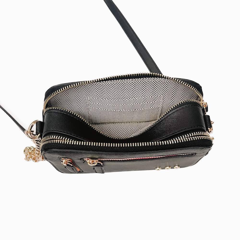 Clarity Crossbody Bag: Black