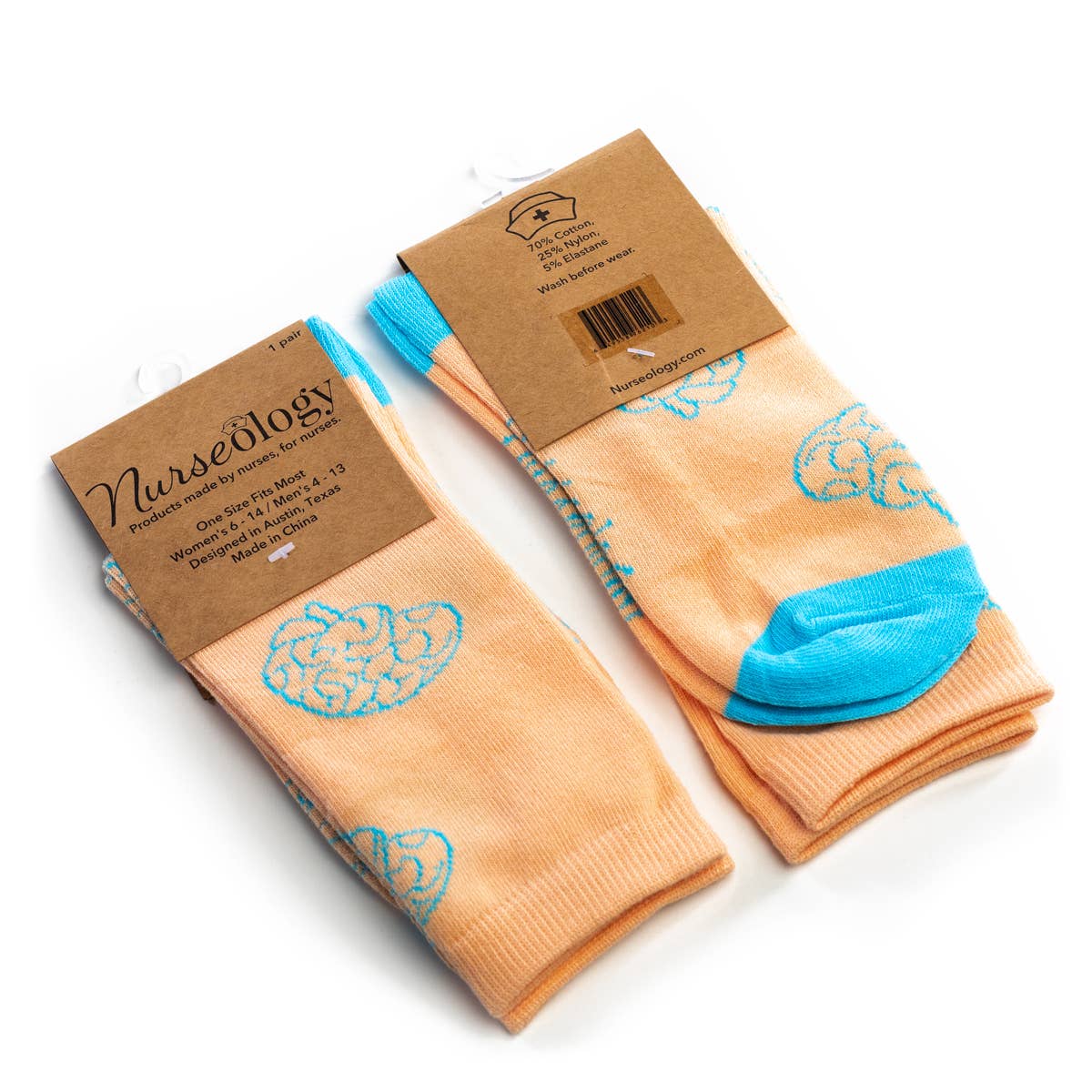 "Code Brown" Unisex Nurse Socks