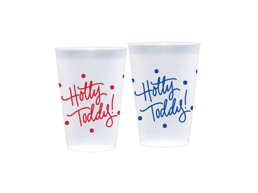 Hotty Toddy! | Game Day Cups & Napkins (All) : NAPKINS - RED & BLUE *split qty (25 per pack - same color)