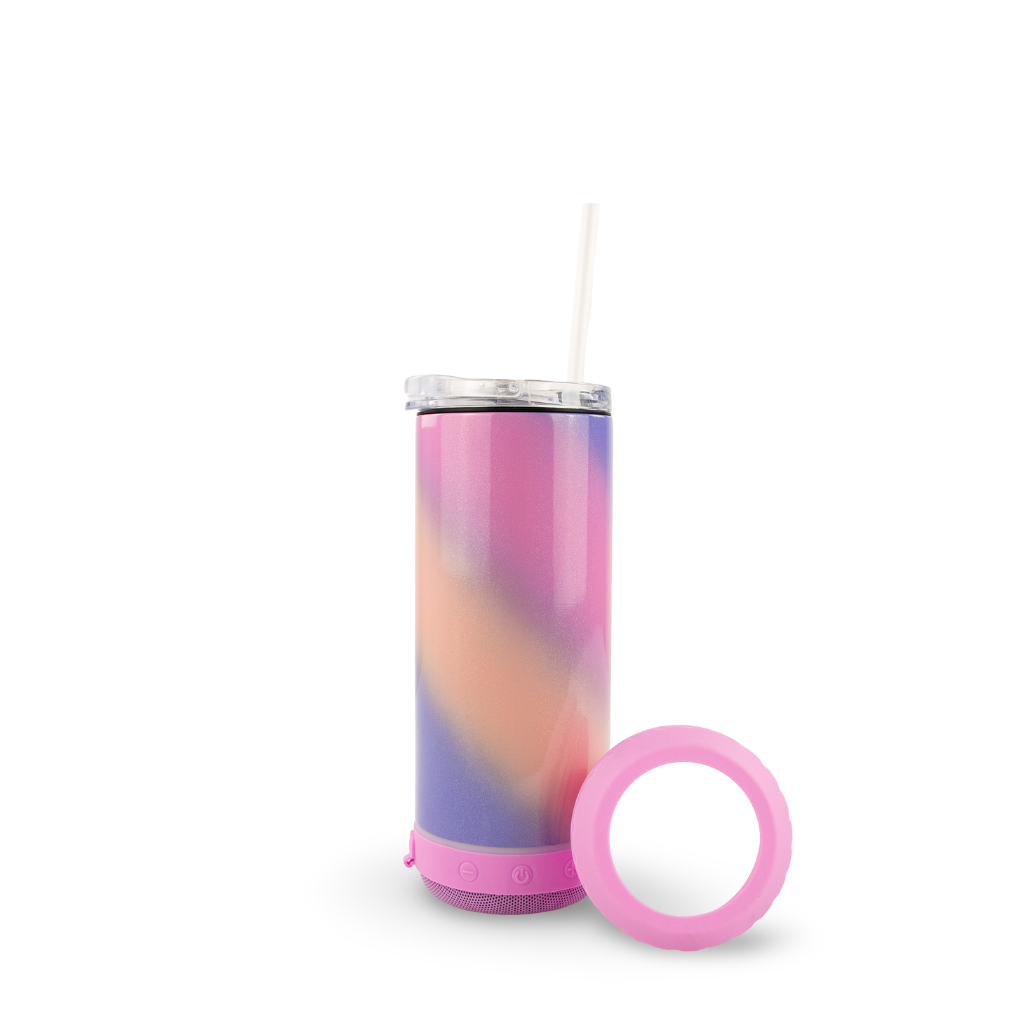 SUBLIMATION 4 in 1 CAN COOLER SPEAKER TUMBLER - Unicorn