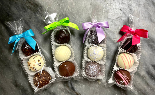 TRIO “Assorted Variety” Truffle 3 PK W/ Satin Bow