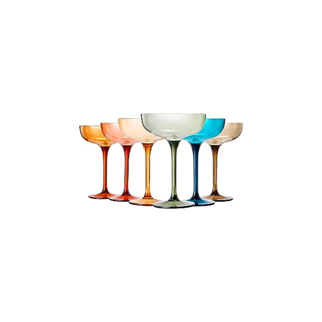 Colored Acrylic Unbreakable Margarita Glasses 15oz,