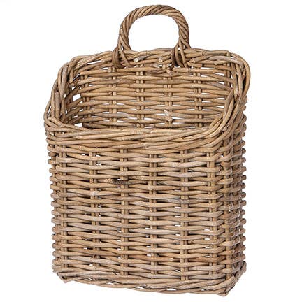 RECT KOOBOO RATTAN WALL BASKET