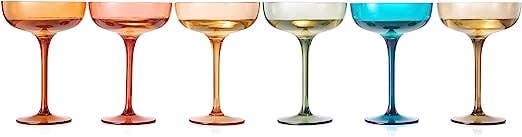 Colored Acrylic Unbreakable Margarita Glasses 15oz,