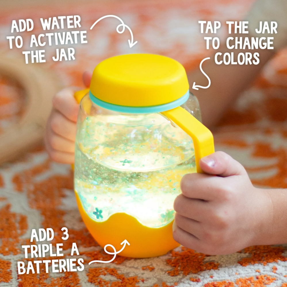 Yellow Sensory Play Jar (NEW)