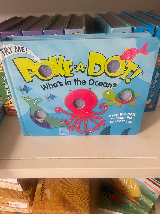 Who’s in the Ocean Poke A Dot Book