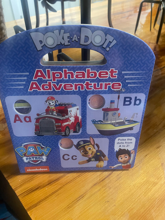 Alphabet Adventure Poke A Dot Book