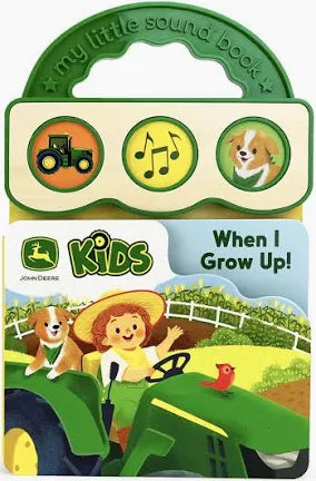 When I Grow Up Sounds book Tractor