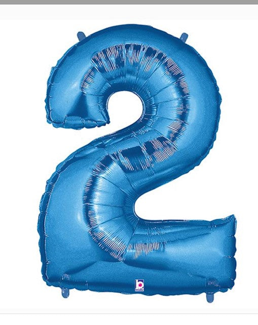 2 Blue Balloon