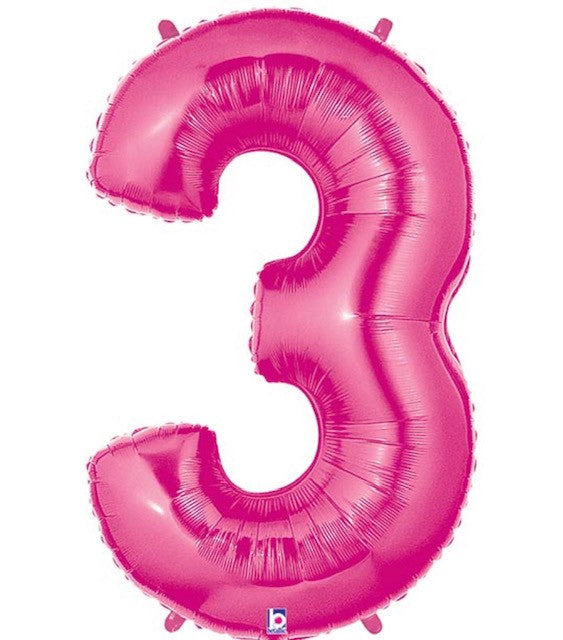 3 Pink Balloon