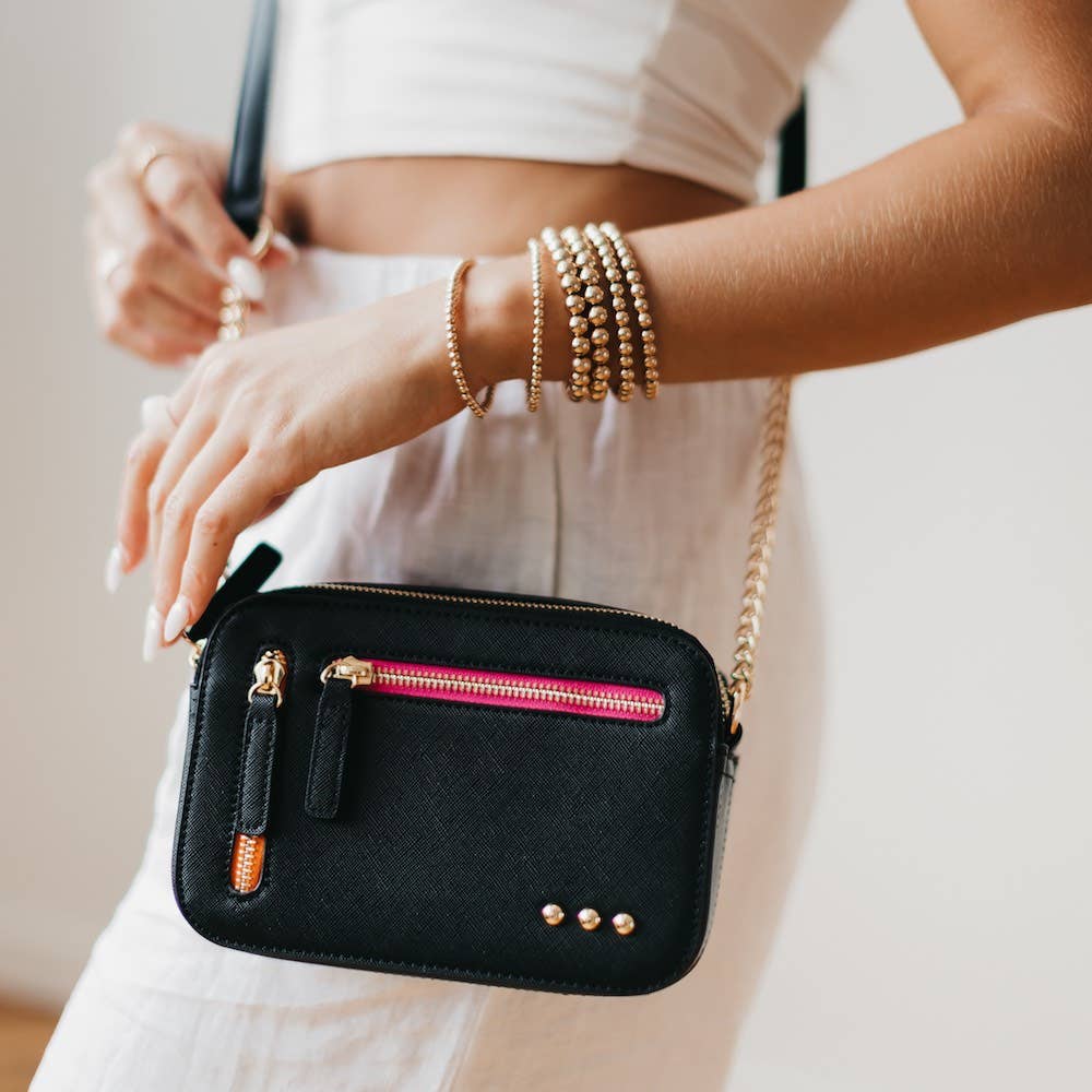 Clarity Crossbody Bag: Black