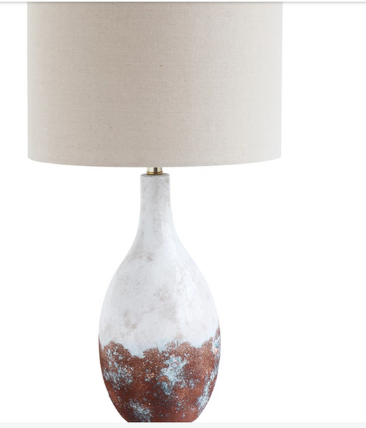 16" Round x 28" H Ceramic Table Lamp