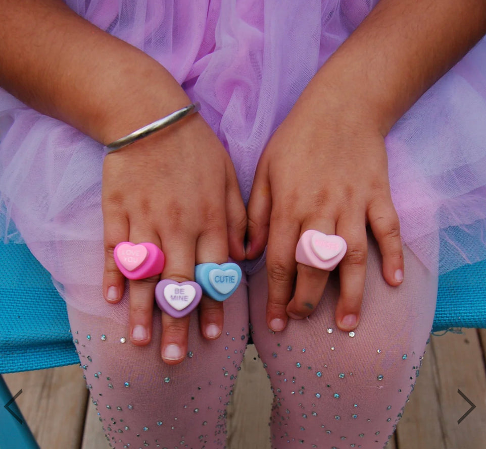 Candy Heart Rings